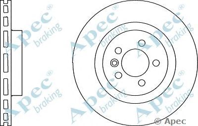 APEC BRAKING dsk2954 -  Тормозной диск